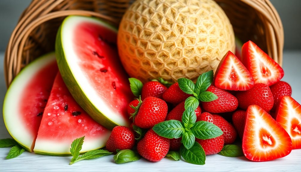 hydrating summer superfoods selection