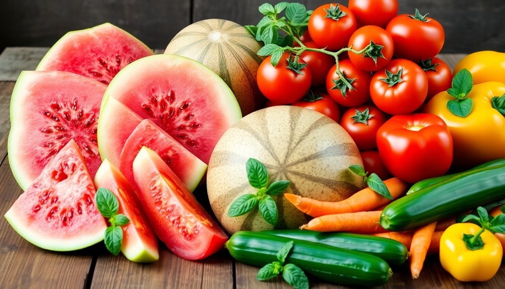 seasonal produce for hydration