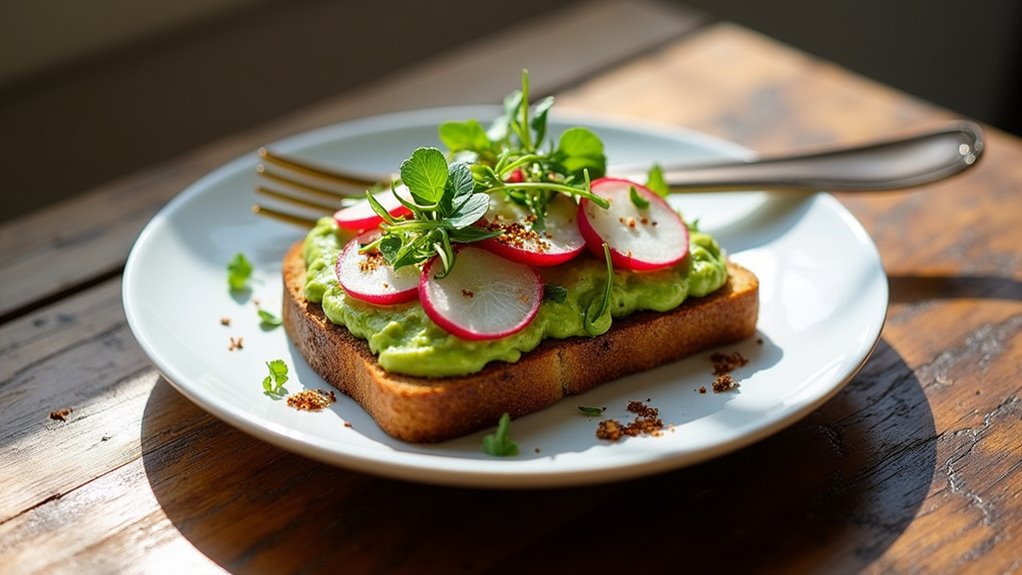 avocado toast with toppings
