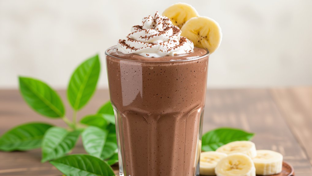 chocolate banana smoothie delight