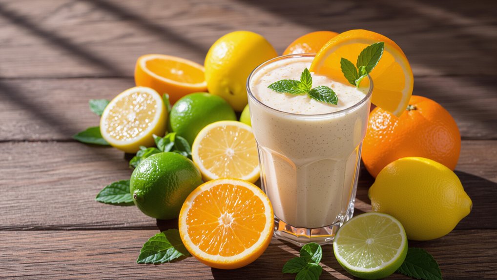 citrus smoothie for refreshment