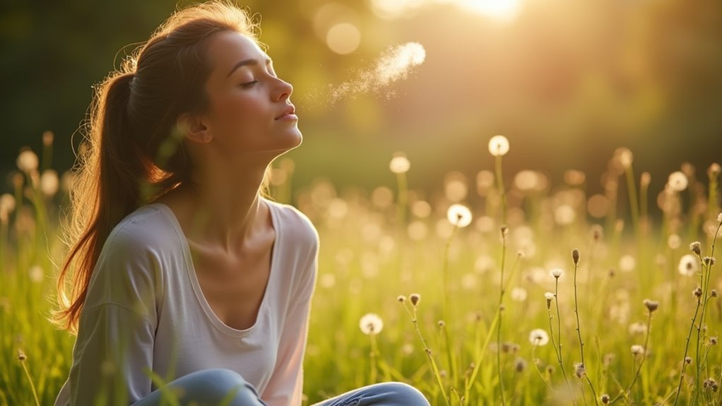 deep breathing promotes relaxation