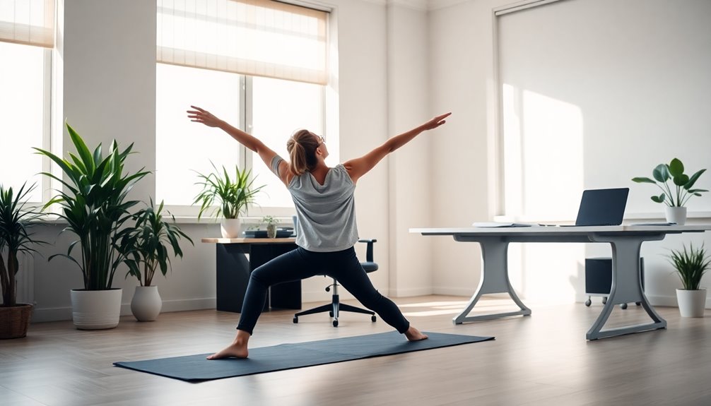 incorporate stretching breaks daily