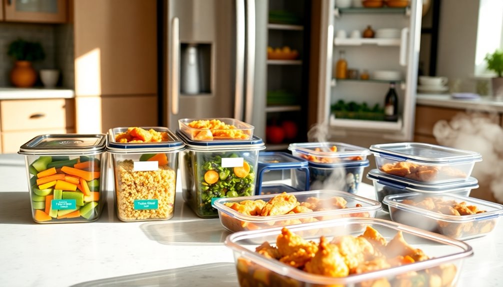 meal storage and reheating