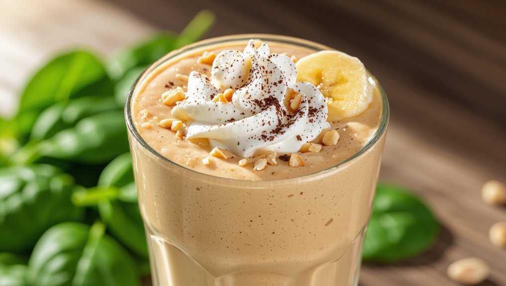 protein rich peanut butter smoothie