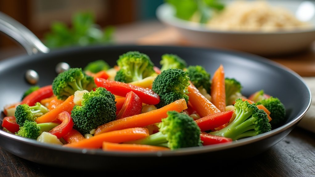 quick nutritious vegetable stir fry