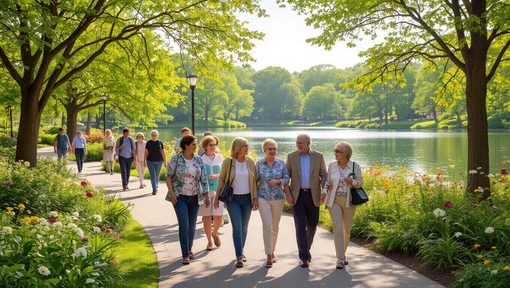 socialize through walking groups