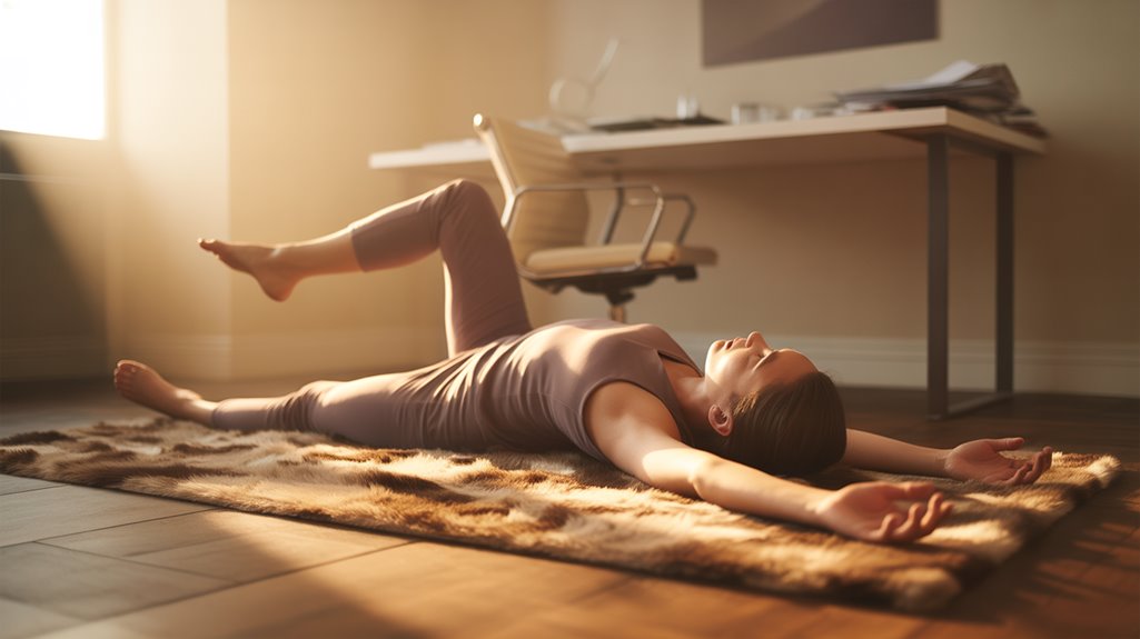 stretching enhances post work relaxation