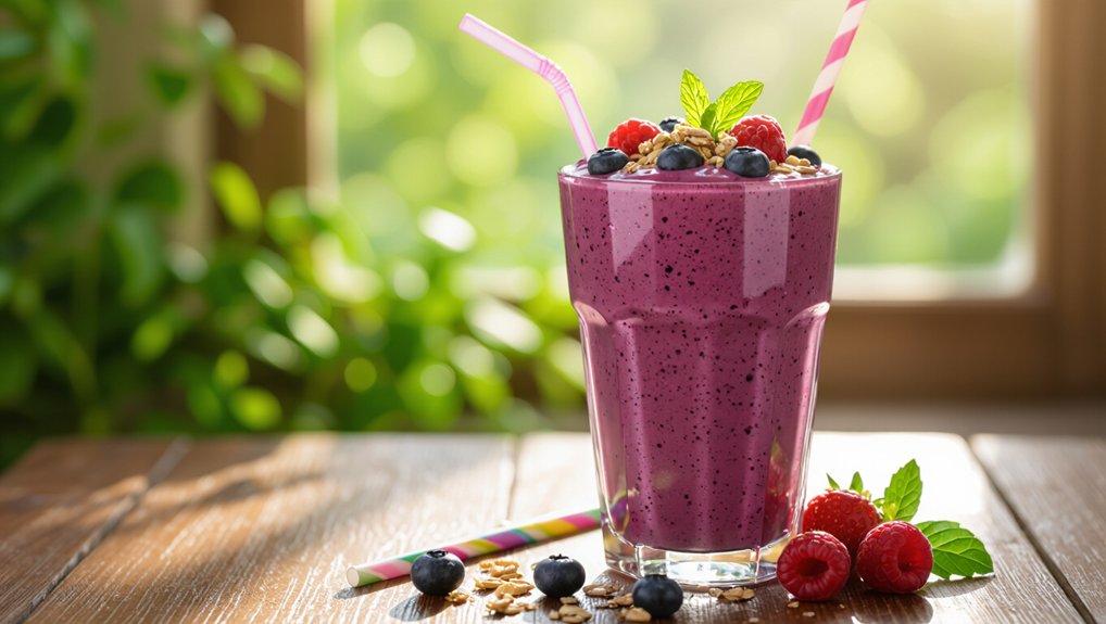 berry protein smoothie recipe