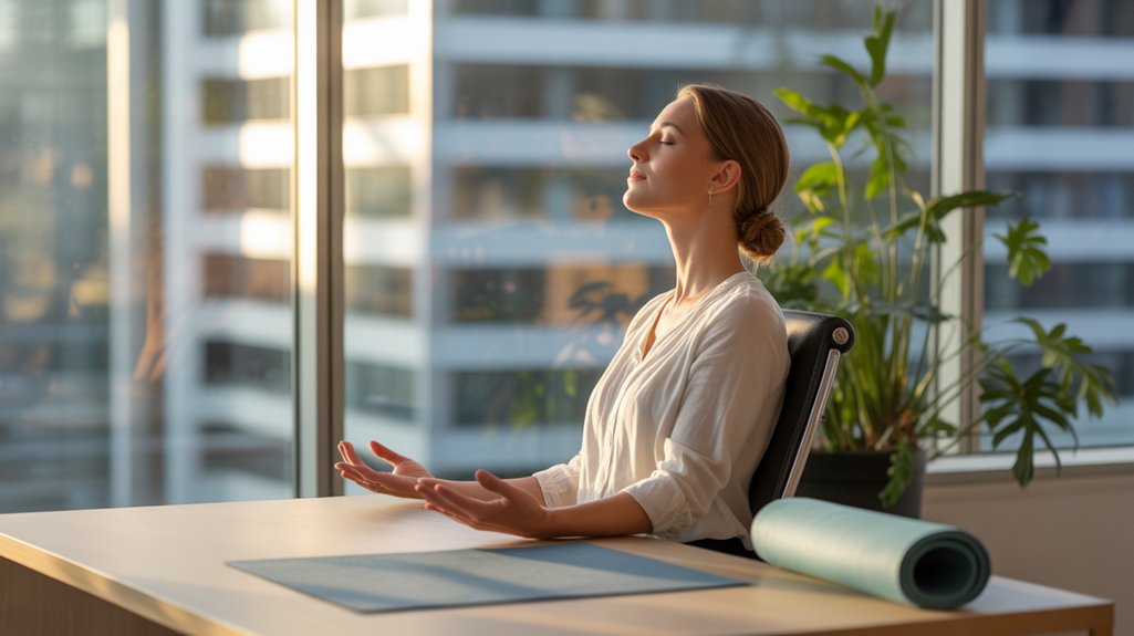 breathing techniques for desk yoga
