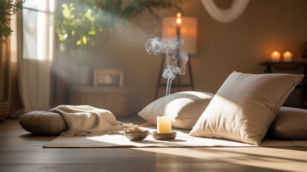 calming environment for meditation