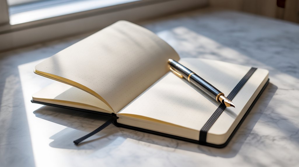 elegant functional notebook design