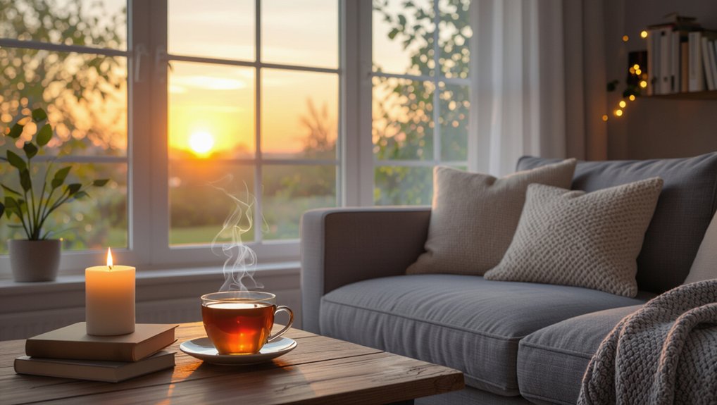 evening relaxation and preparation