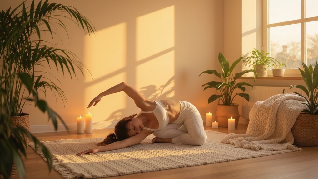 gentle stretching for relaxation