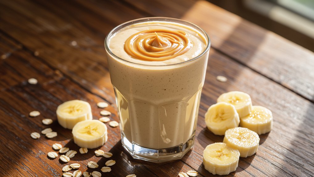 nutritious peanut butter smoothie