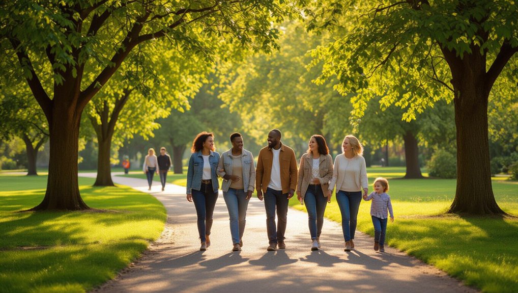 walking strengthens social bonds