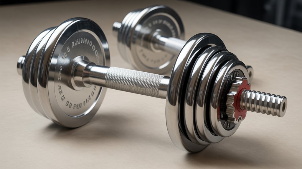 adjustable safety dumbbell system