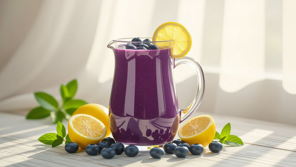 antioxidant packed blueberry smoothie