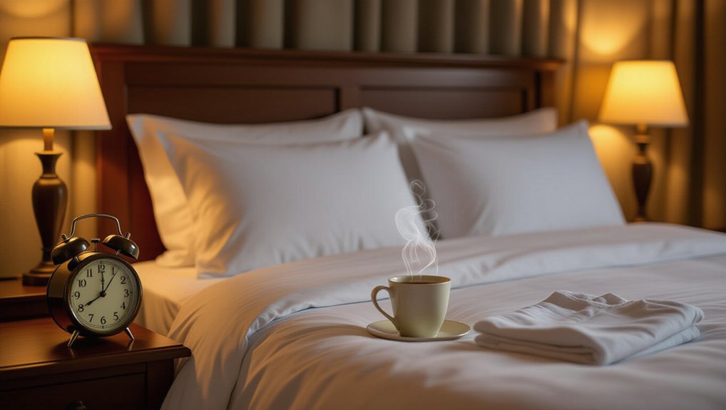 consistent pre sleep activities routine