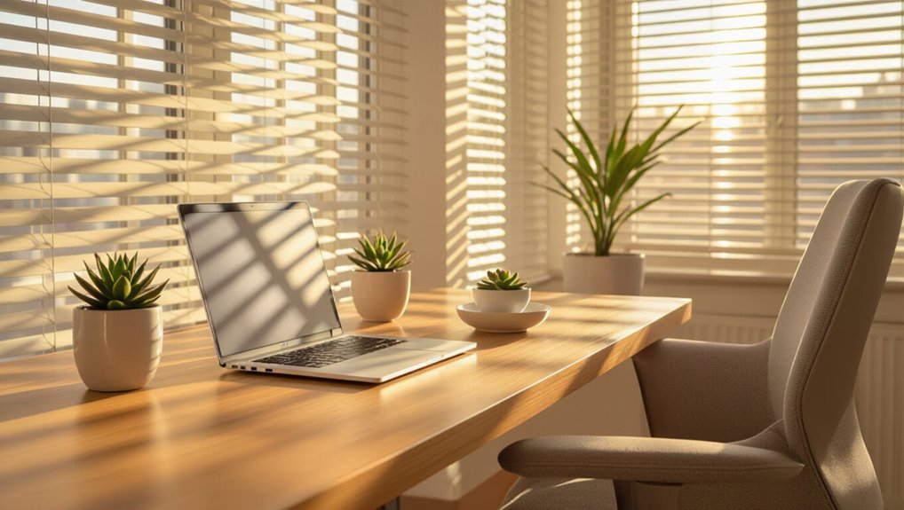 create a calming workspace
