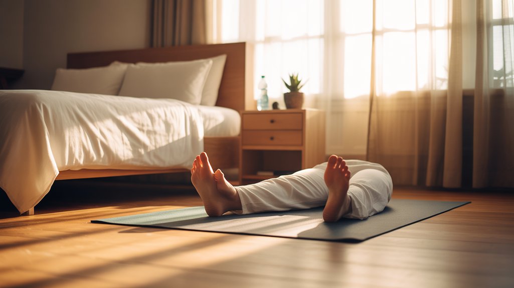 create a spacious stretching sanctuary