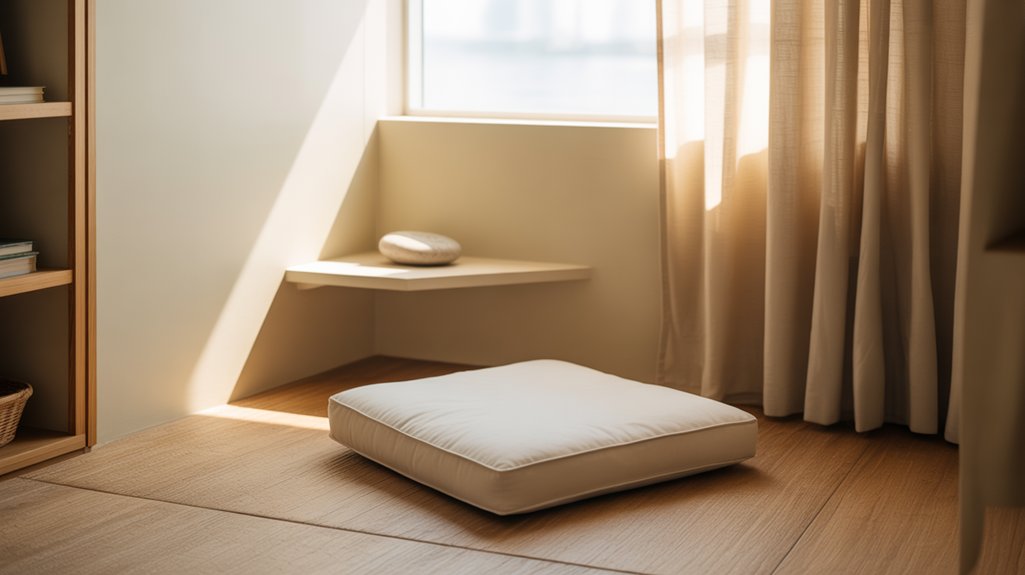 distraction free meditation environment