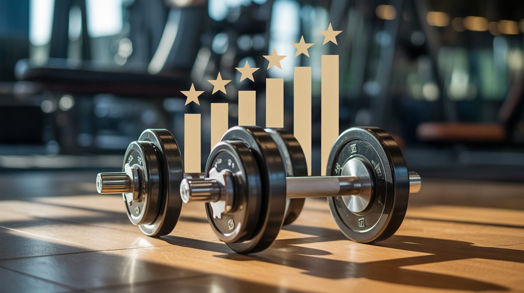 dumbbell ratings reflect satisfaction