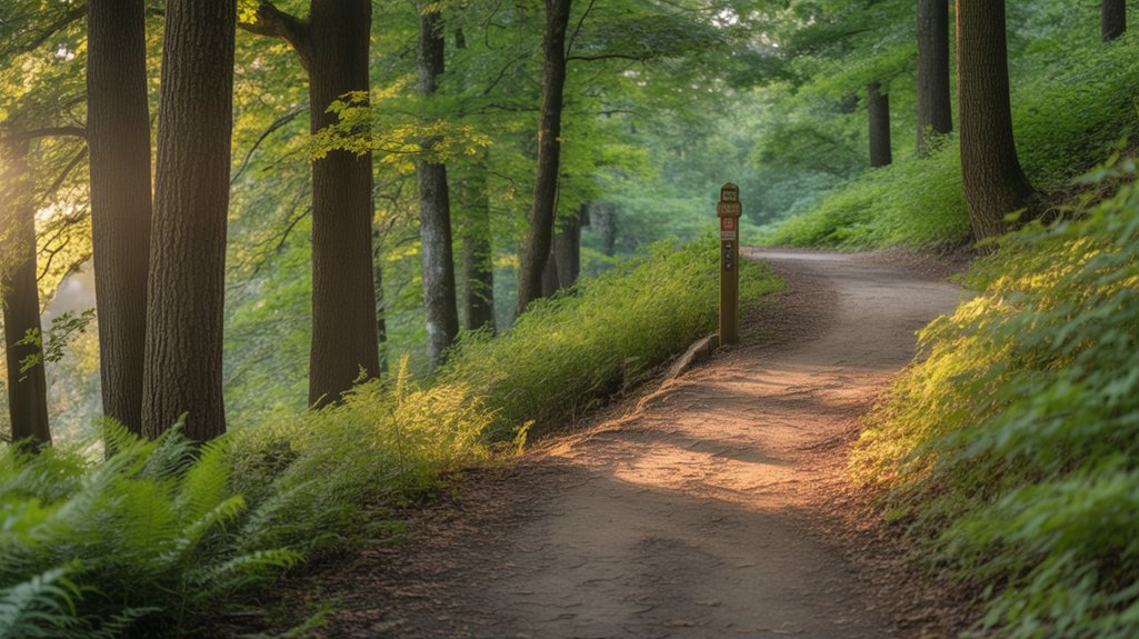 gentle hiking trail selection