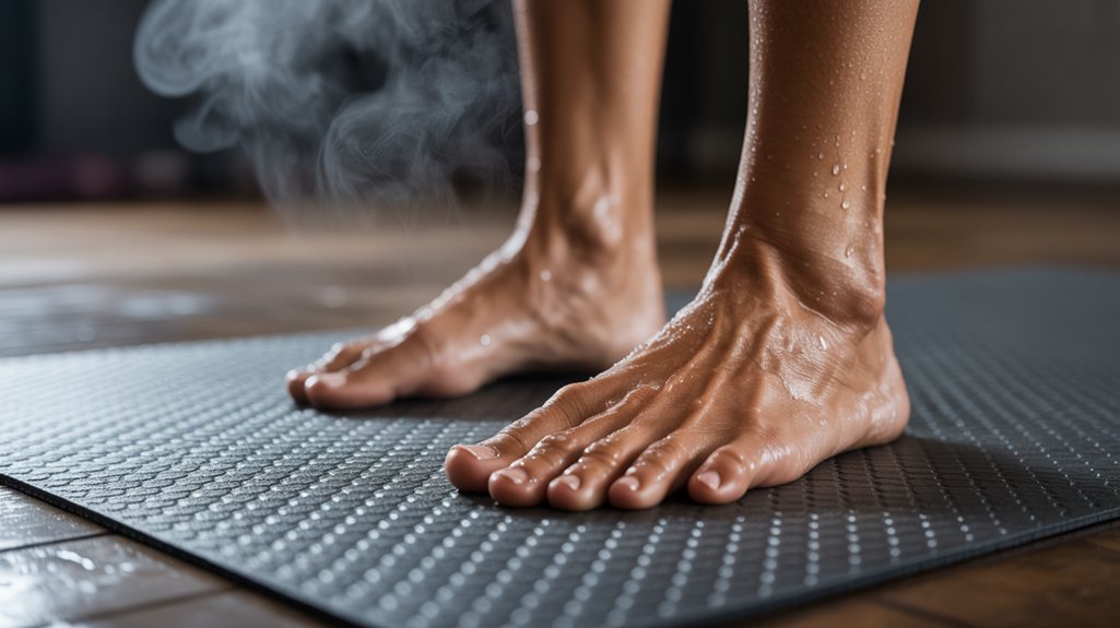 heat resistant yoga mat stability