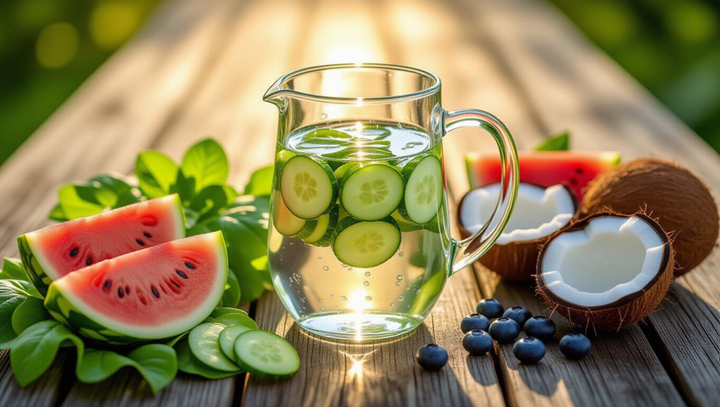 hydrating foods and beverages