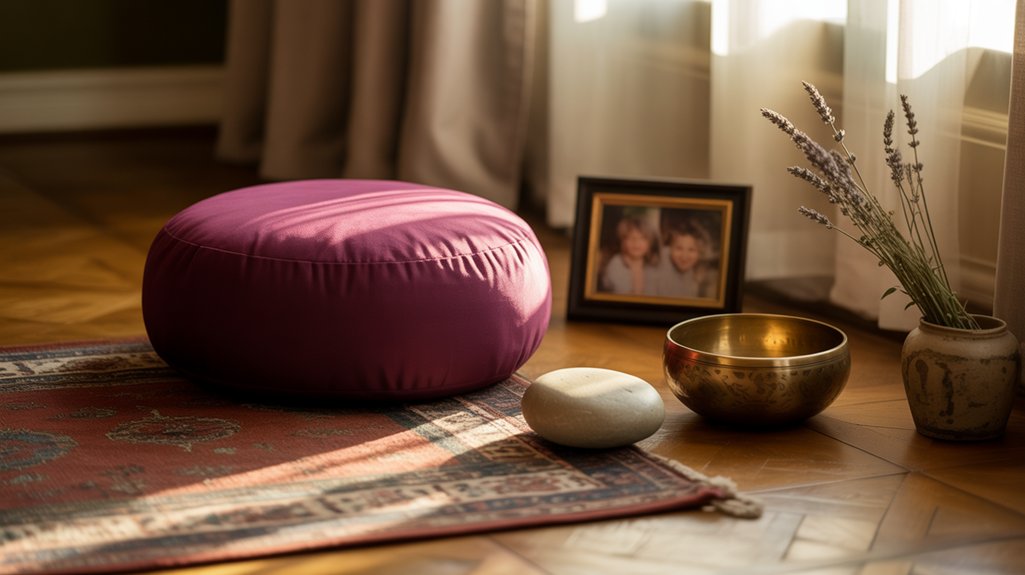 meaningful meditation space elements