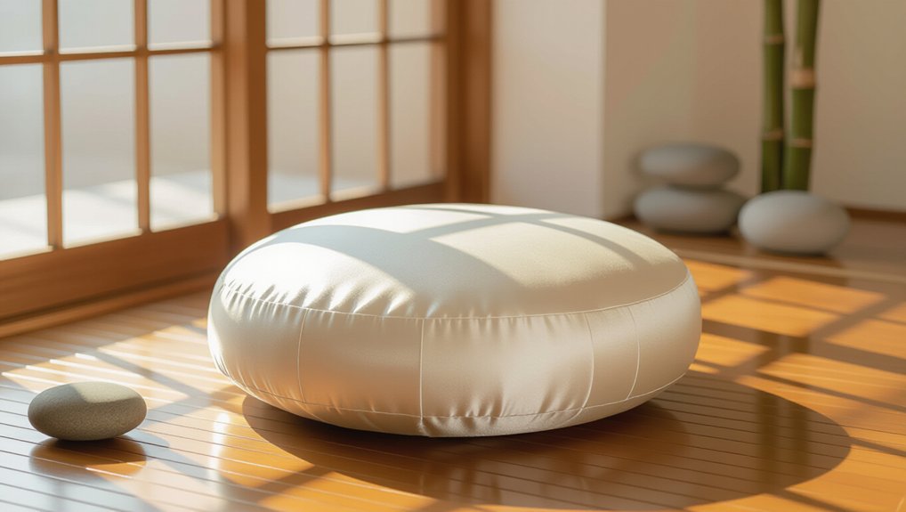 meditation in luxurious silk