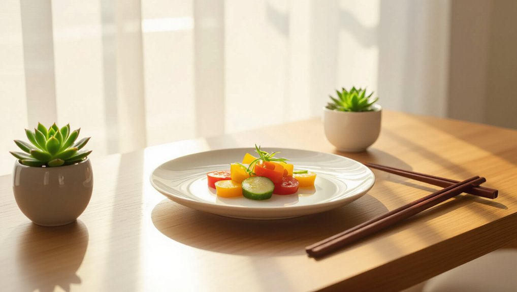 mindful dining environment setup