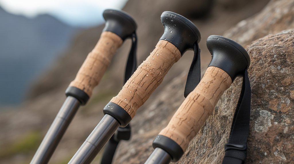 moisture wicking ergonomic cork grip