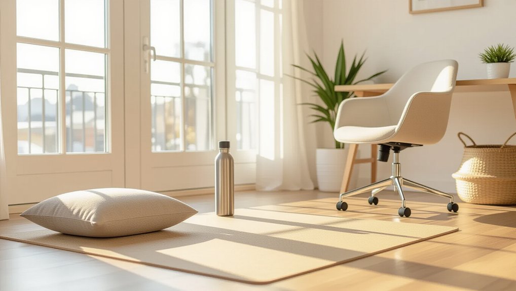 office stretching essentials setup