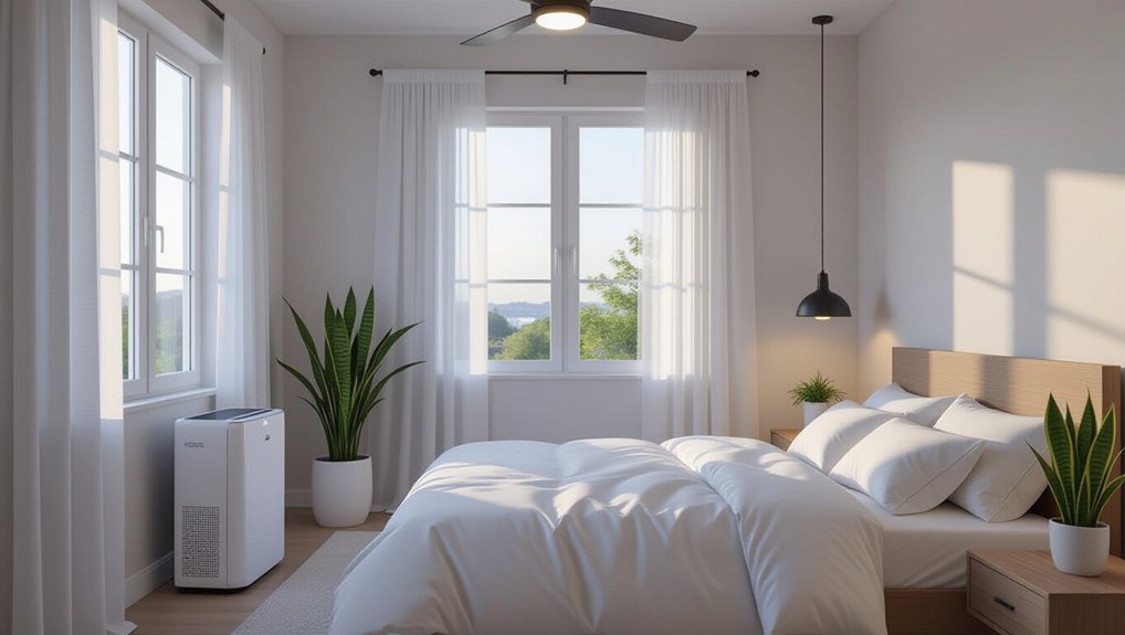 optimize bedroom air quality