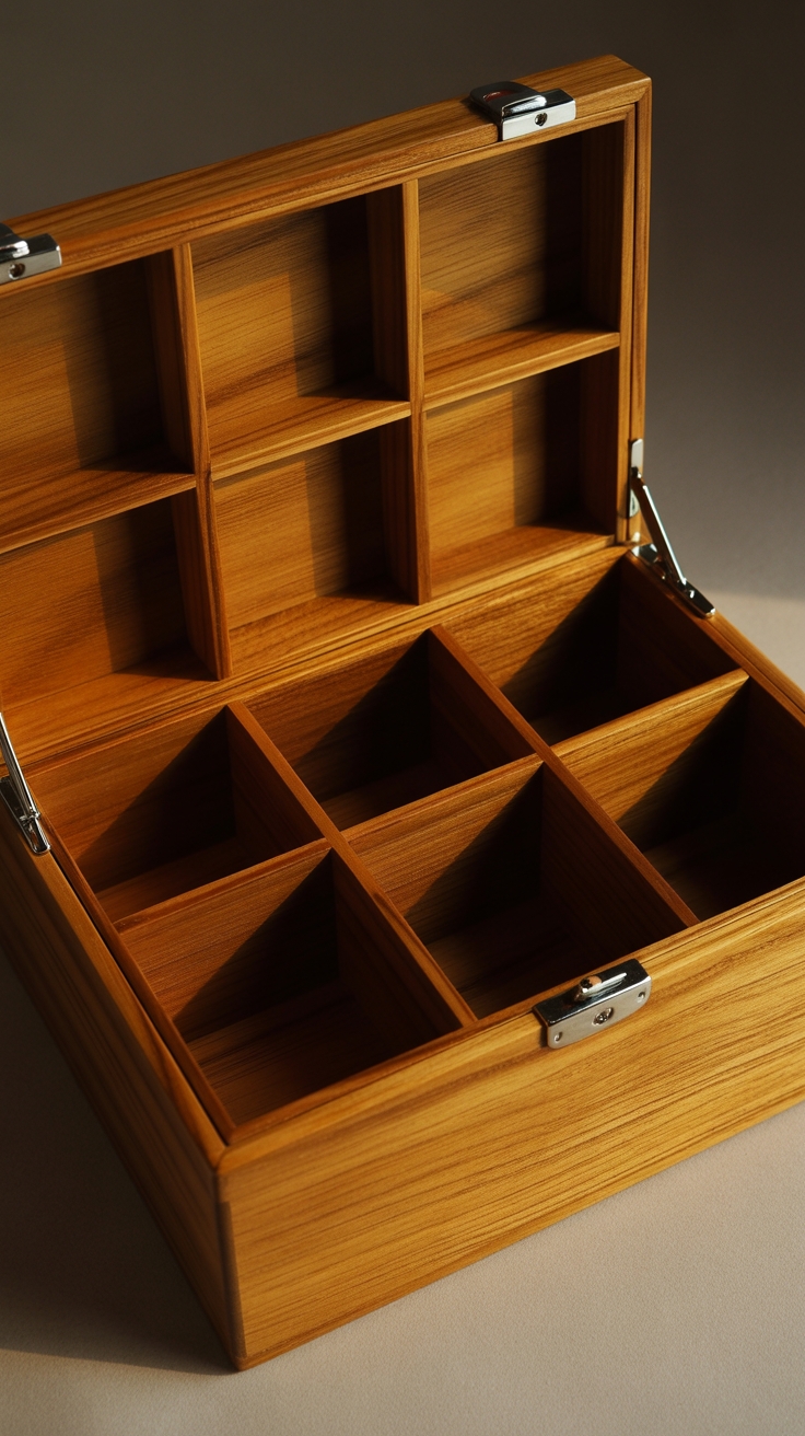 organized tea storage solution