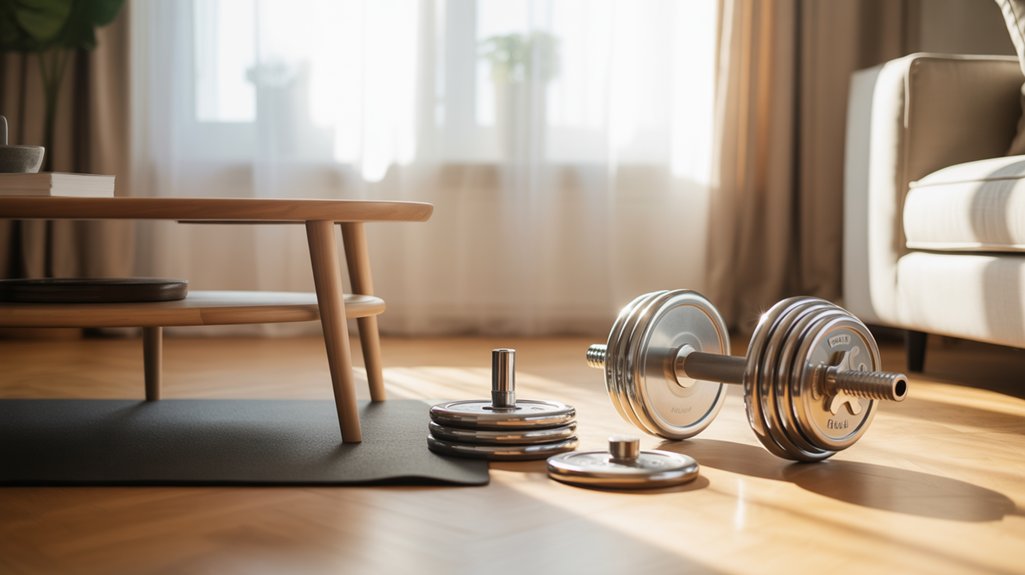 space saving weight training solution