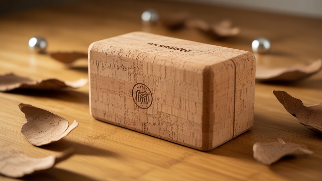 sustainable cork yoga blocks