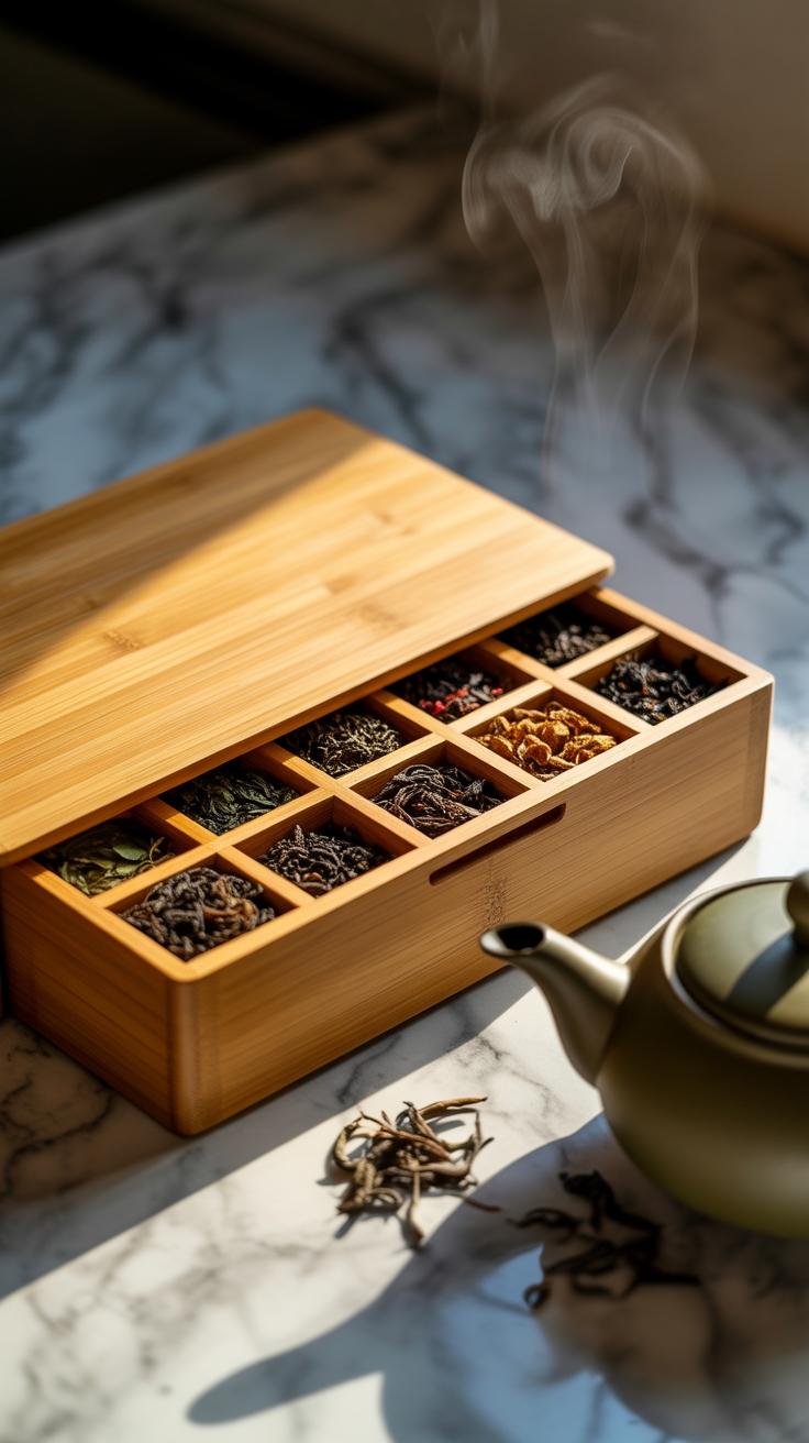 thoughtful tea organizer gift