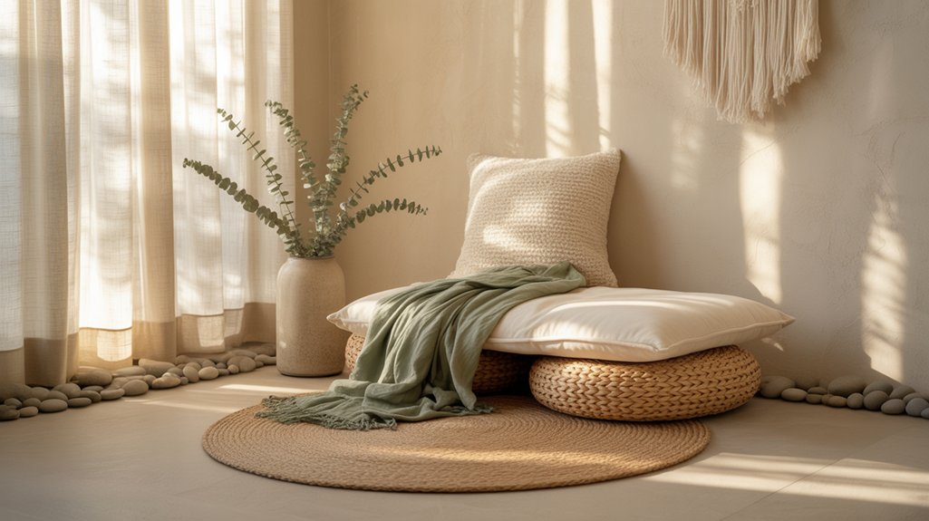 tranquil colors and textures