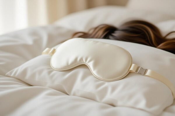 adjustable silken sleep mask