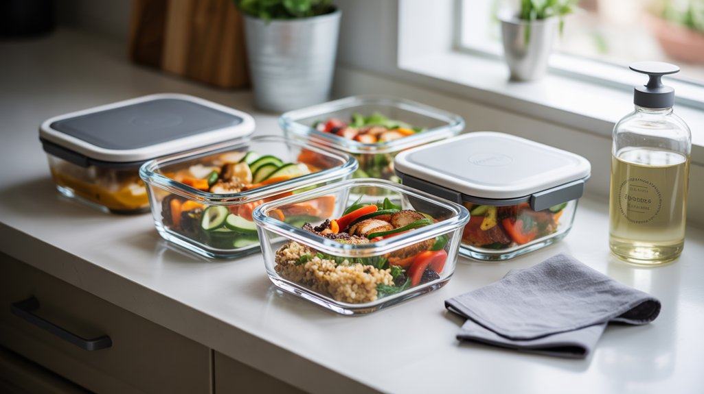 care for glass containers