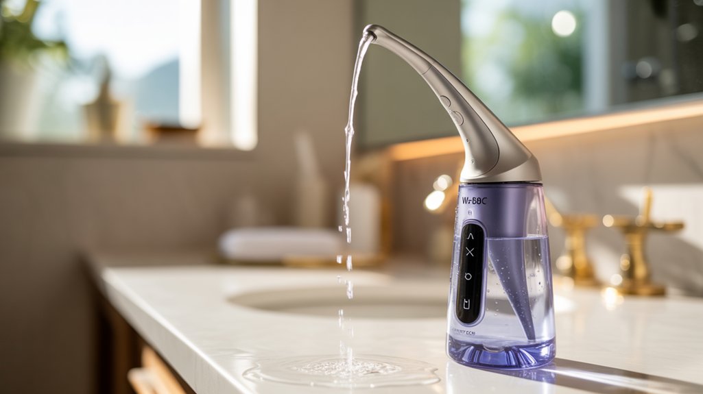 compact cordless water flosser