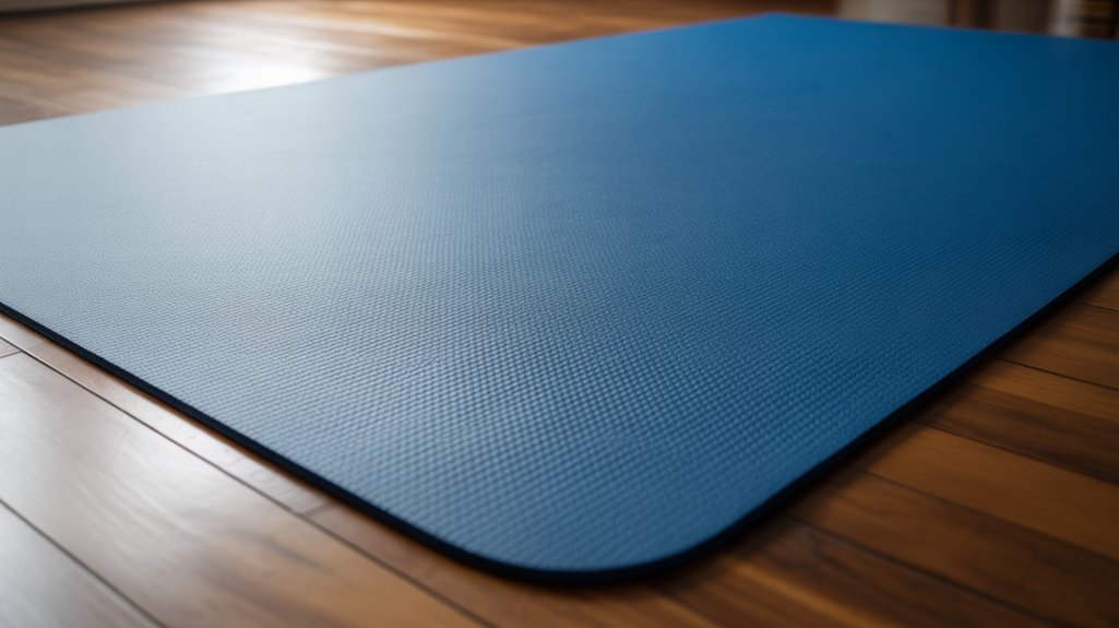 extra wide cushioned yoga mat
