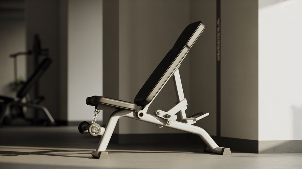 foldable weight bench storage
