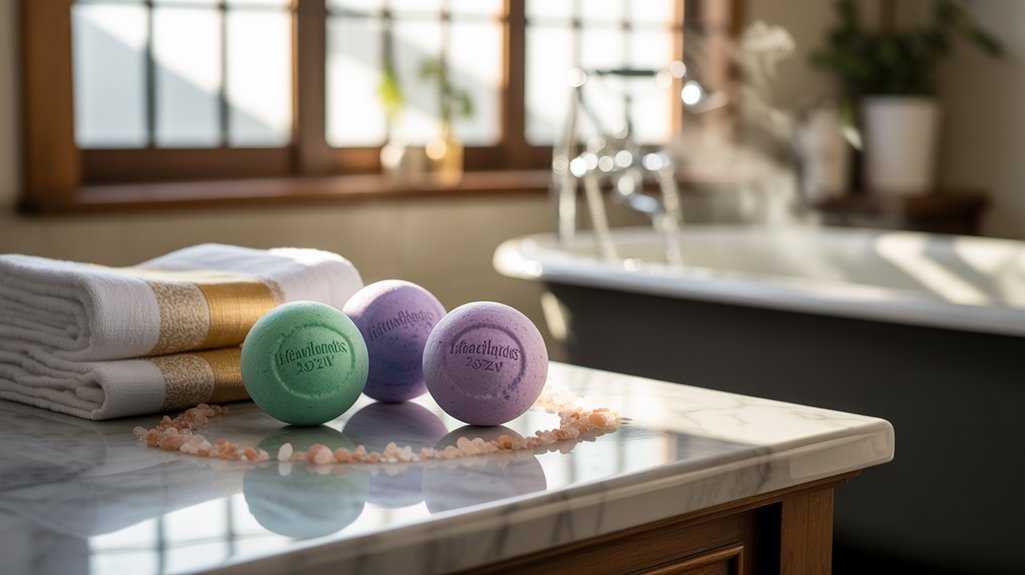 luxurious bath bomb experience
