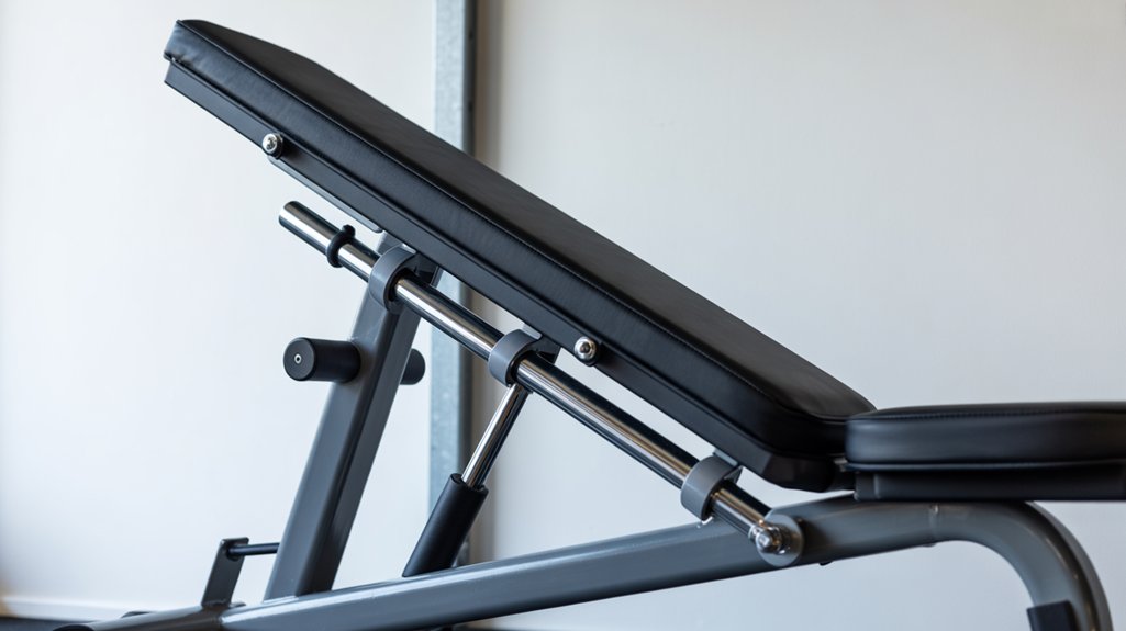 seven position adjustable backrest
