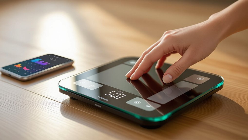 smart scale with bioimpedance tracking