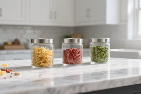 Upgrade Your Kitchen With Stylish Glass Canisters stylish glass kitchen storage